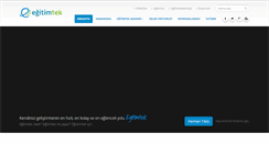 Desktop Screenshot of egitimtek.com