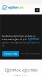 Mobile Screenshot of egitimtek.com
