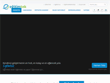 Tablet Screenshot of egitimtek.com